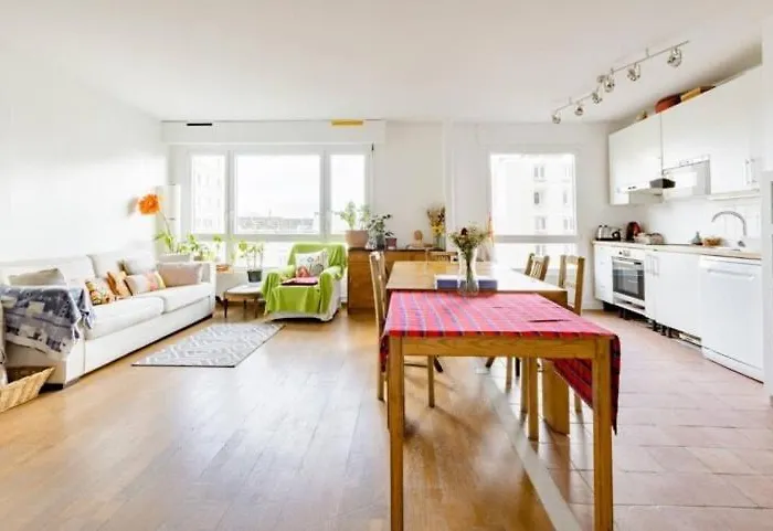 Appartement Mobility Lease 70 M2 For 4 Parking Belleville